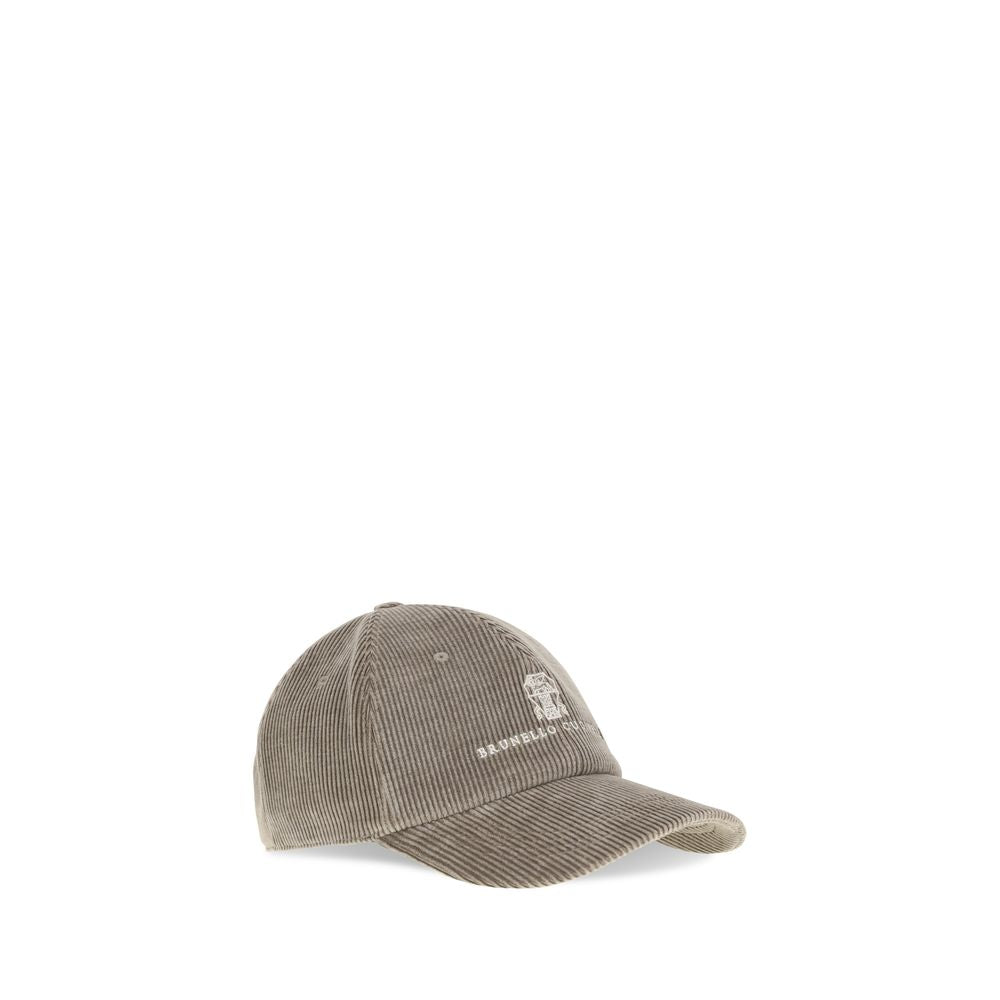 Brunello Cucinelli Beige Baumwollkappe (Baseball Cap)-2