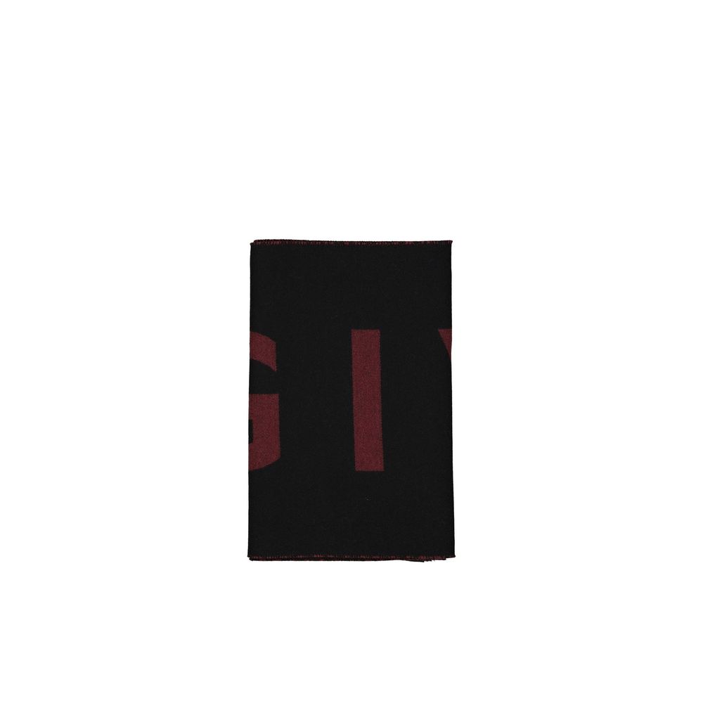 Givenchy Schal aus schwarzer Schurwolle-1