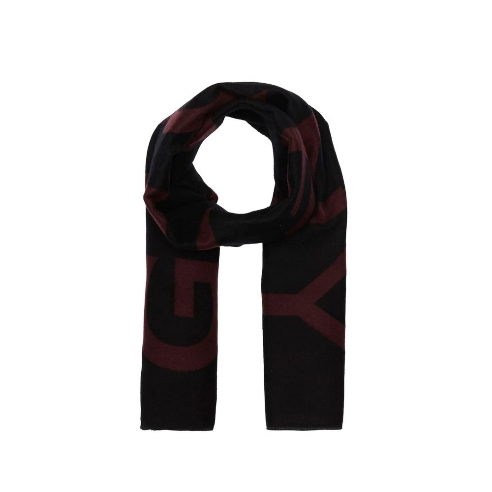 Givenchy Schal aus schwarzer Schurwolle-2