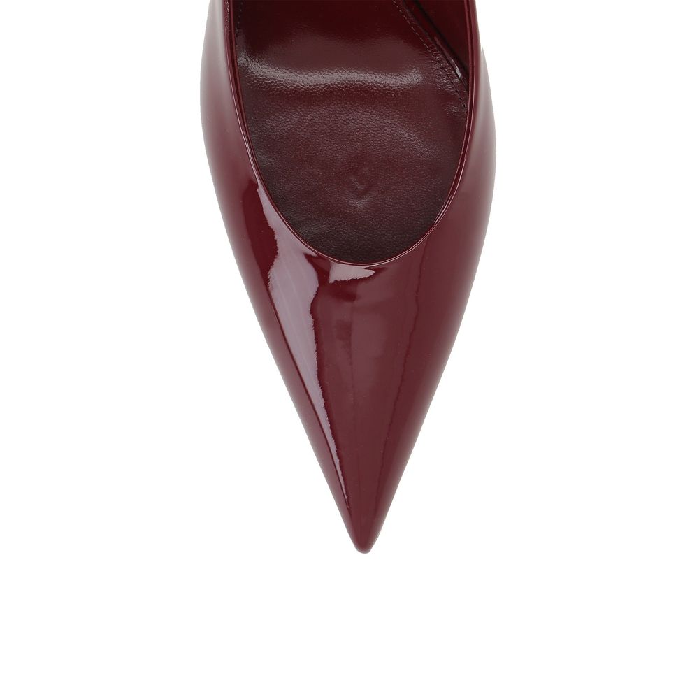 Saint Laurent Plateau-Pumps aus mehrfarbigem Kalbsleder-4