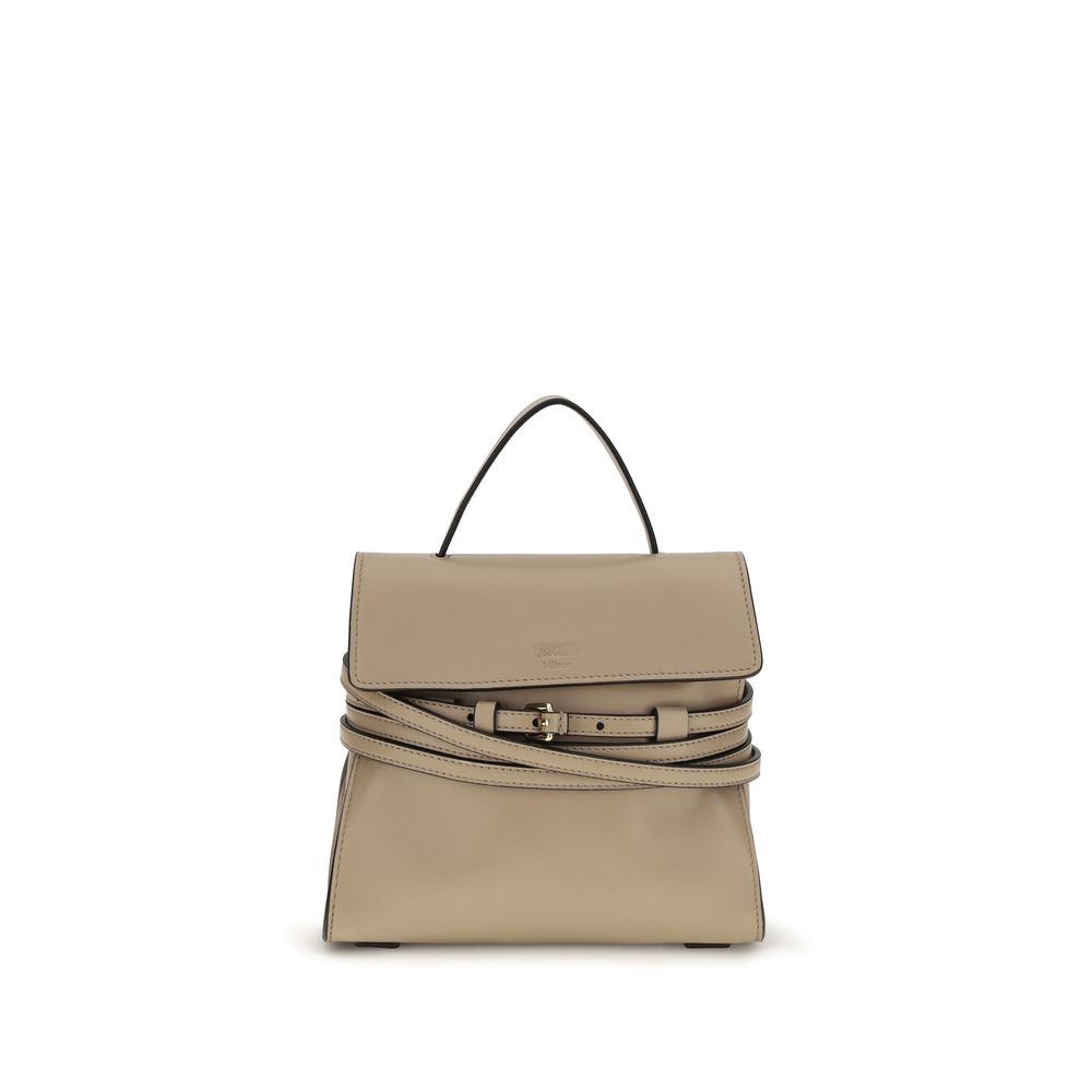 Moschino Beige Goatskin Shoulder Bag-1