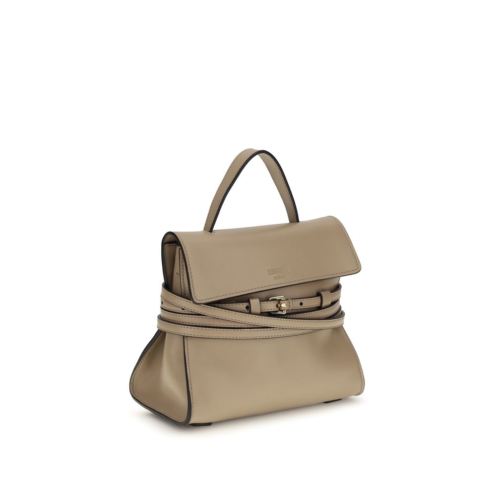 Moschino Beige Goatskin Shoulder Bag-2