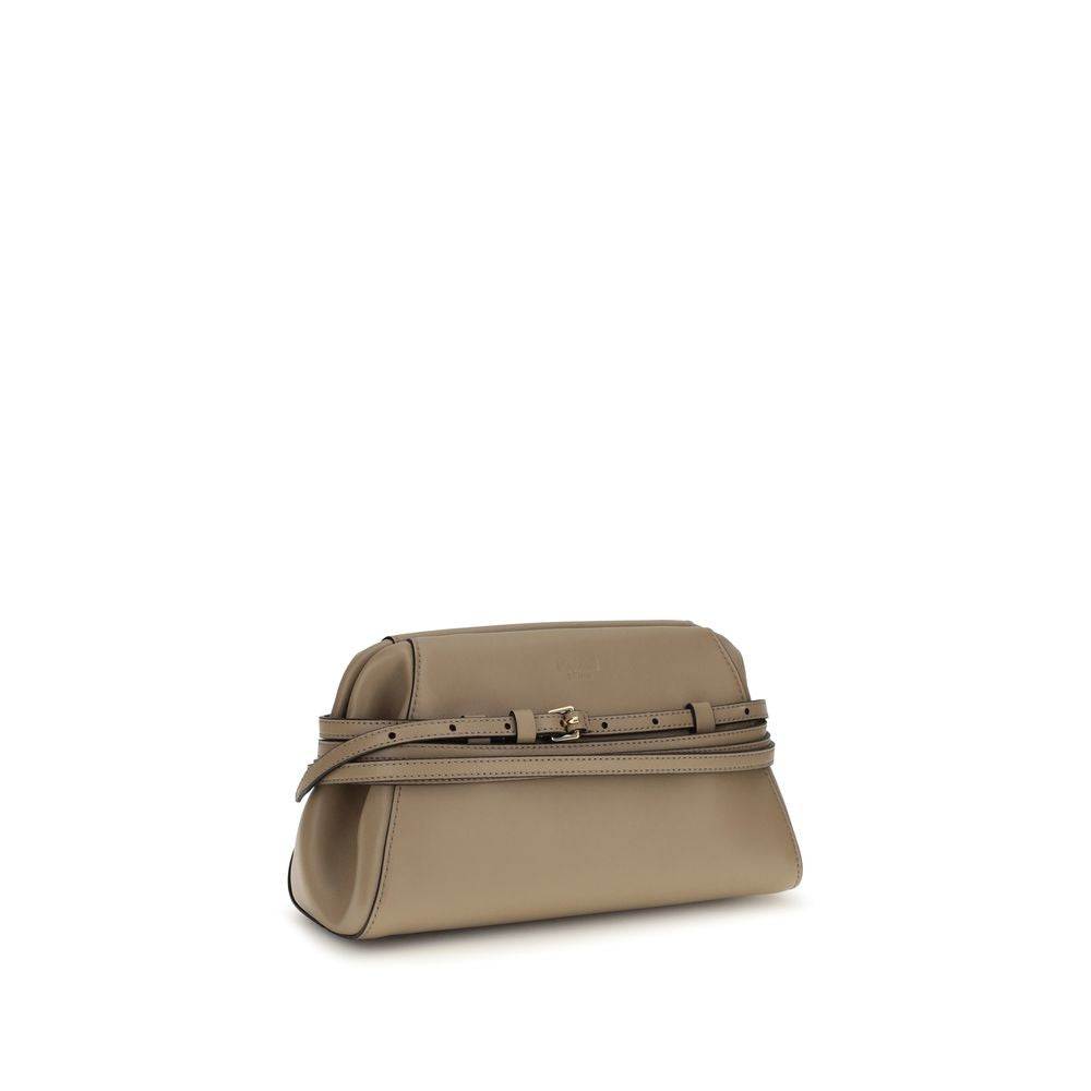Moschino Beige Goatskin Shoulder Bag-2