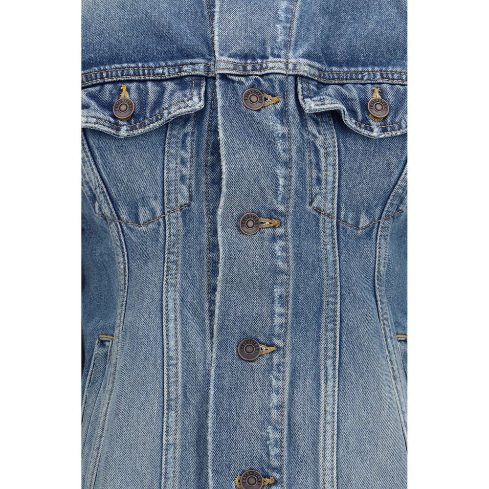 Balenciaga Blaue Jacke aus Ovis Aries Wolle-3