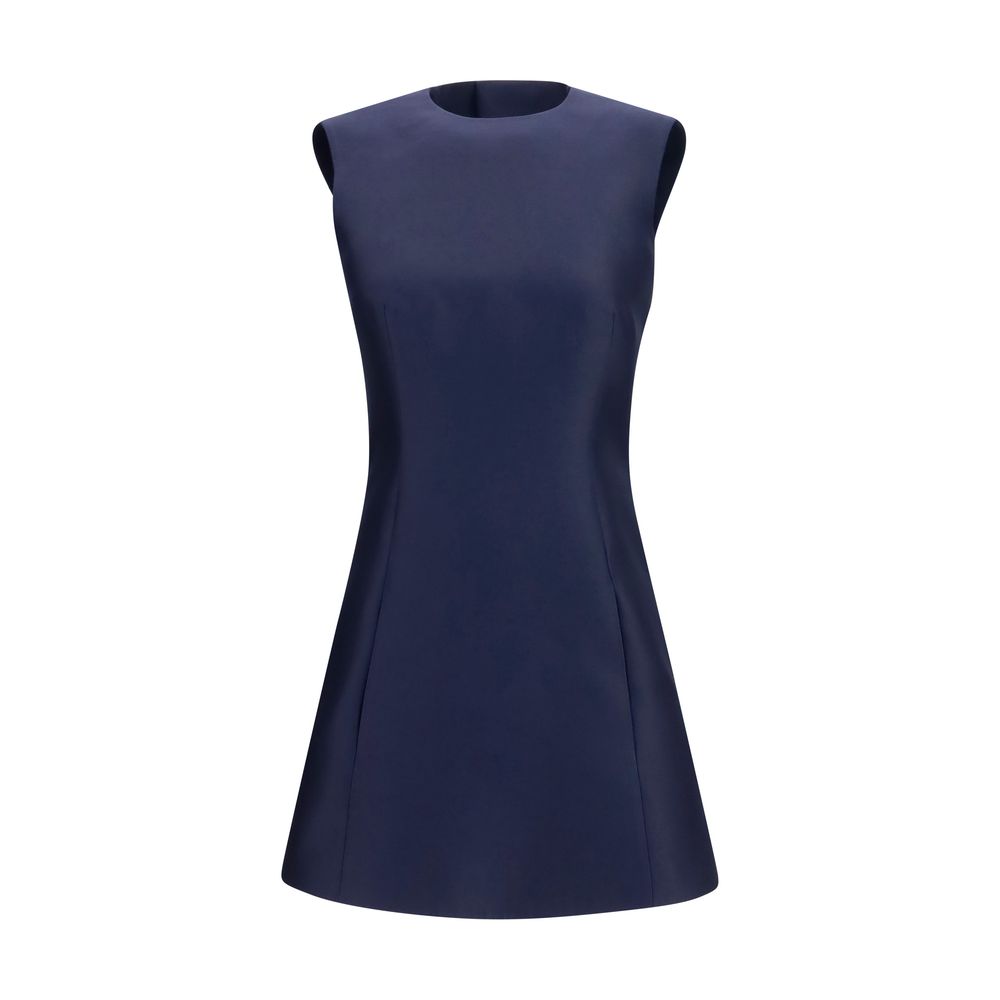 Balenciaga Blaues Wollkleid Oves Aries Casual-1