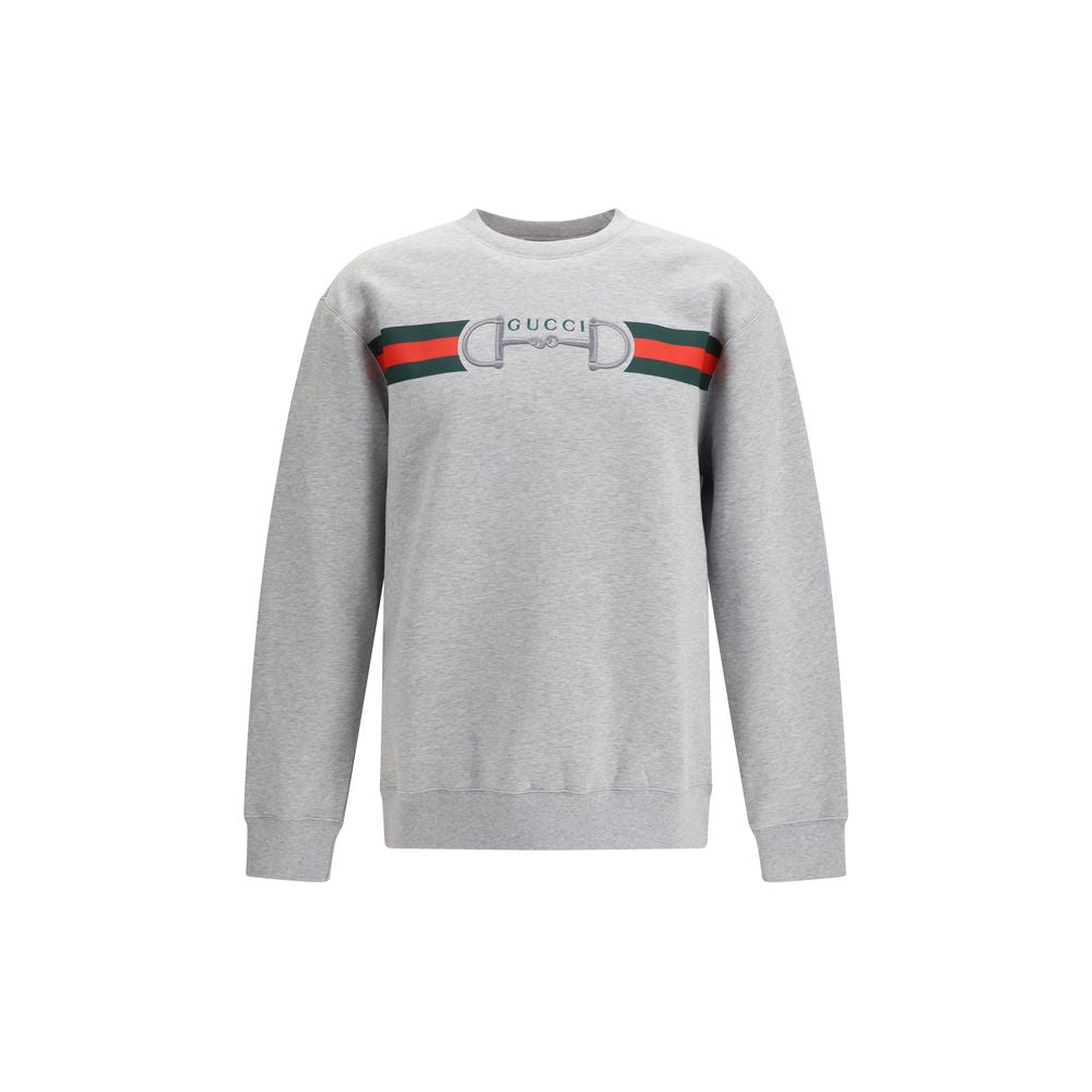 Gucci Grauer Baumwollpullover-1