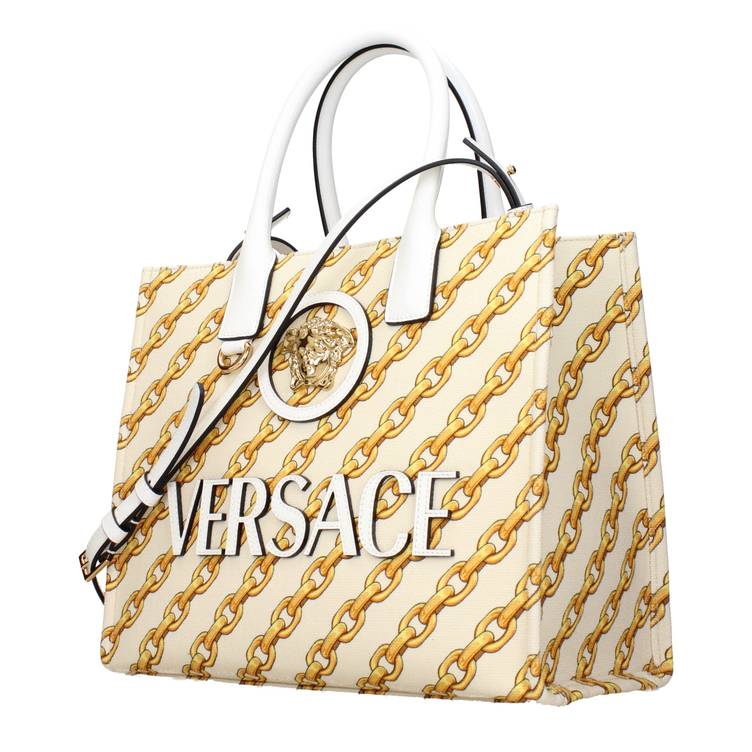 Versace Beige Stoff-Handtasche-2