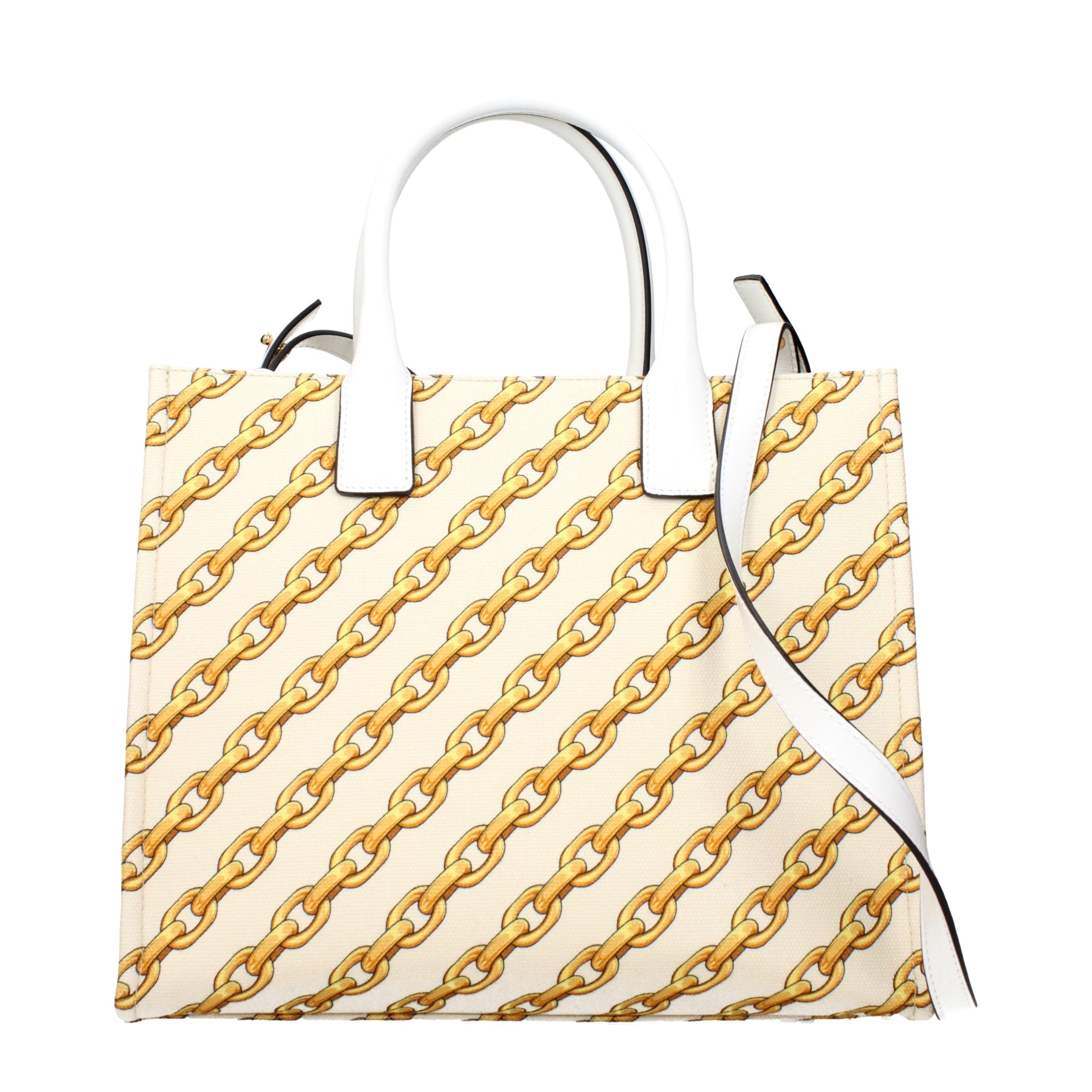 Versace Beige Stoff-Handtasche-3