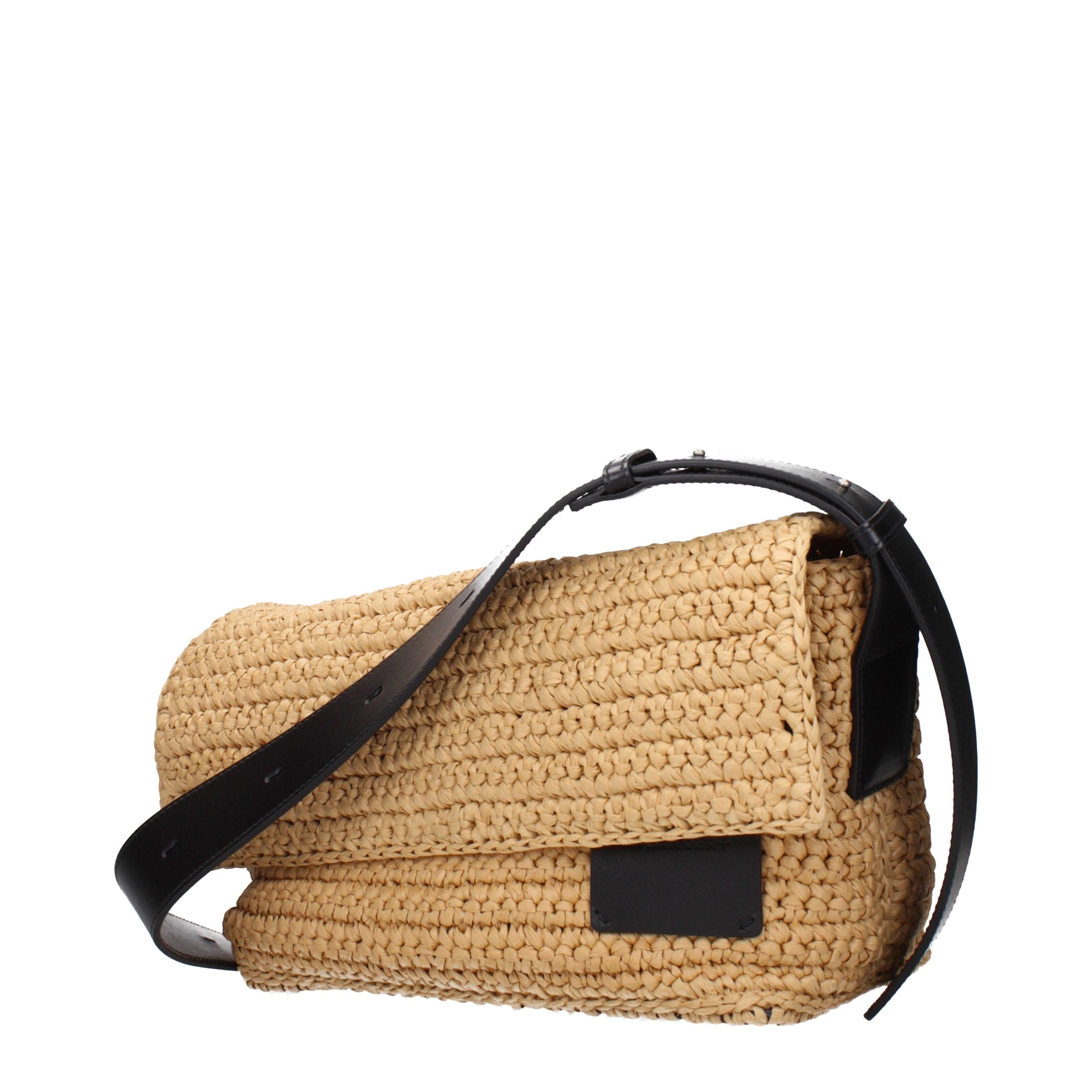 Jil Sander Beige Raffia Crossbody Bag-2