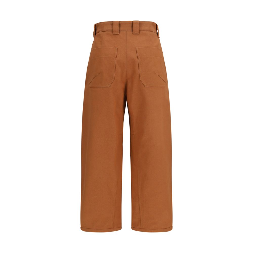 Chloé Orange Baumwollhose für die Freizeit-2
