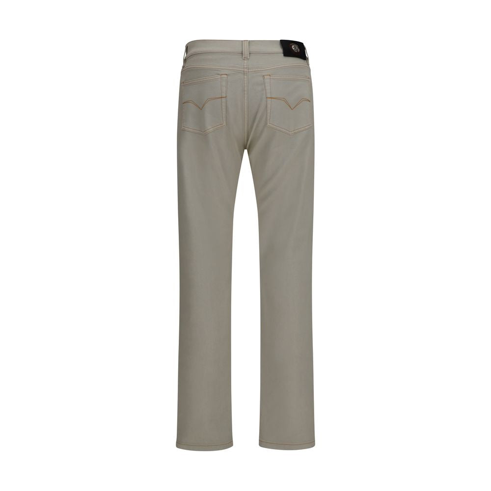 Versace Beige Baumwoll-Jeans mit schmal zulaufendem Bein-2