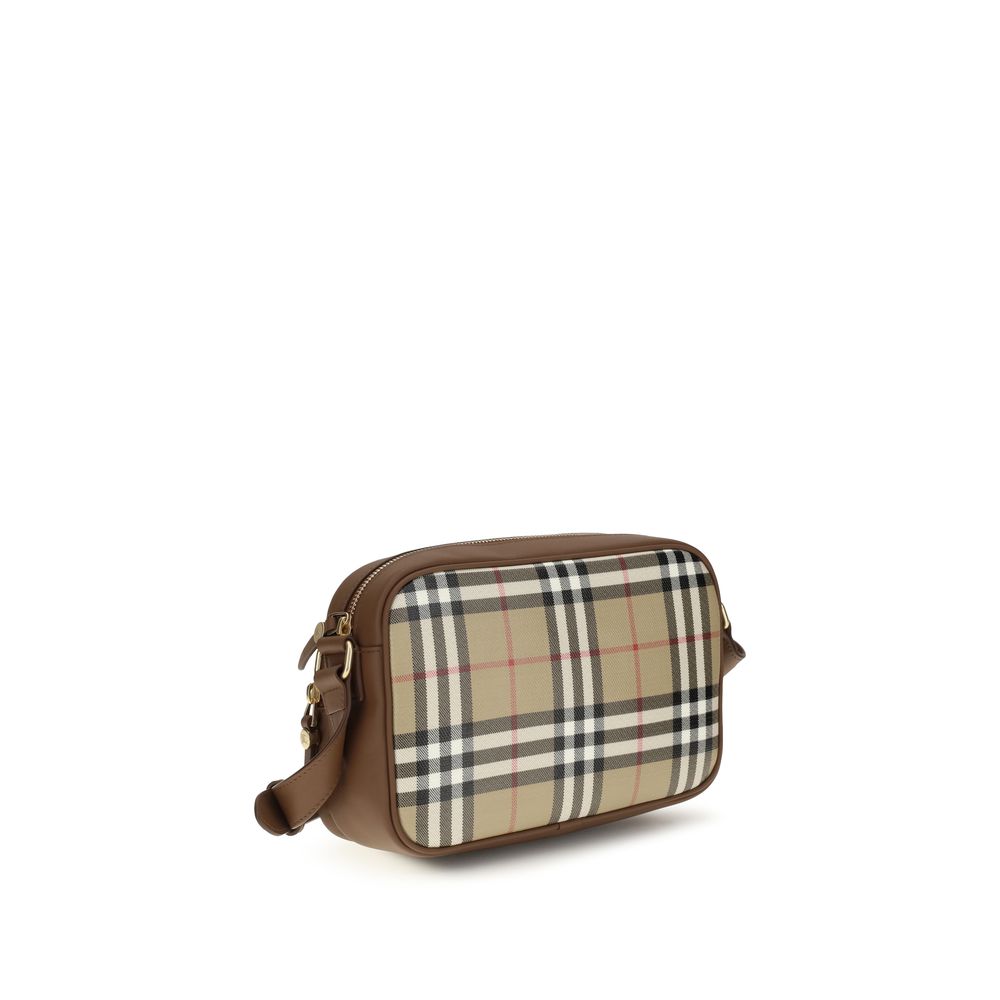 Burberry Beige Cotton Shoulder Bag-3