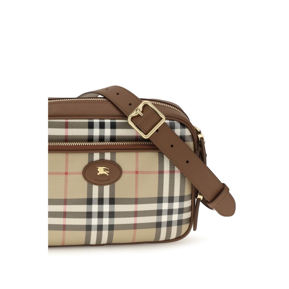 Burberry Beige Cotton Shoulder Bag-4
