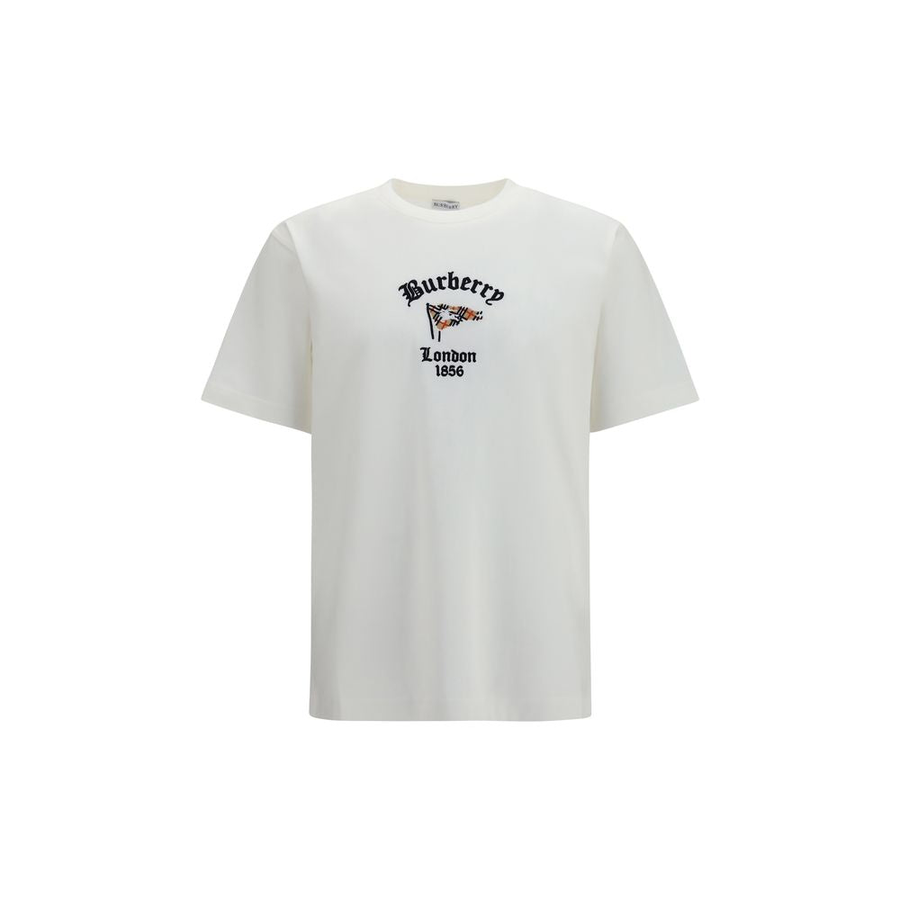 Burberry Weißes Baumwoll-T-Shirt-1