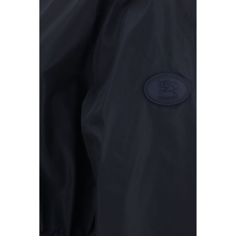 Burberry Schwarzer Parka aus Polyamid-3