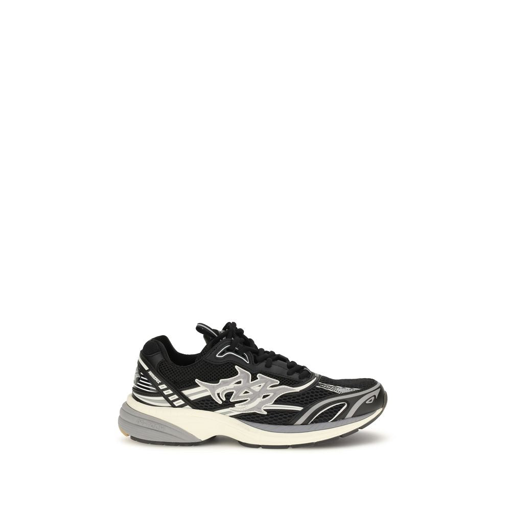Amiri Schwarze Bos Taurus Kalbsleder Sneaker-1