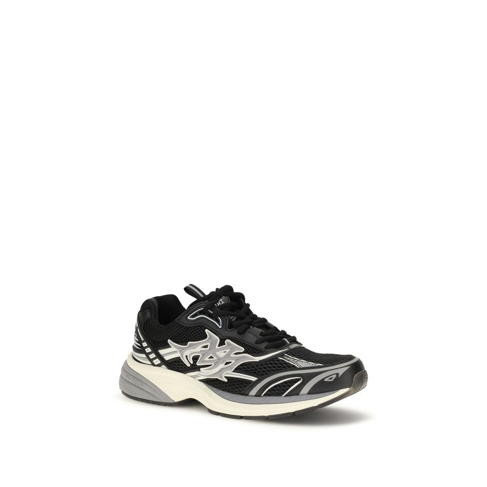 Amiri Schwarze Bos Taurus Kalbsleder Sneaker-2