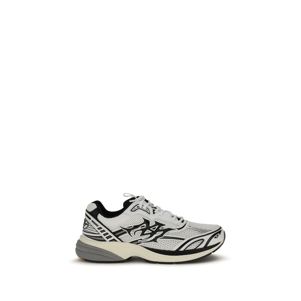 Amiri Weiße Kalbsleder Bos Taurus Athletic Sneaker