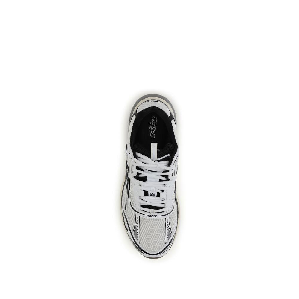 Amiri Weiße Kalbsleder Bos Taurus Athletic Sneaker-4