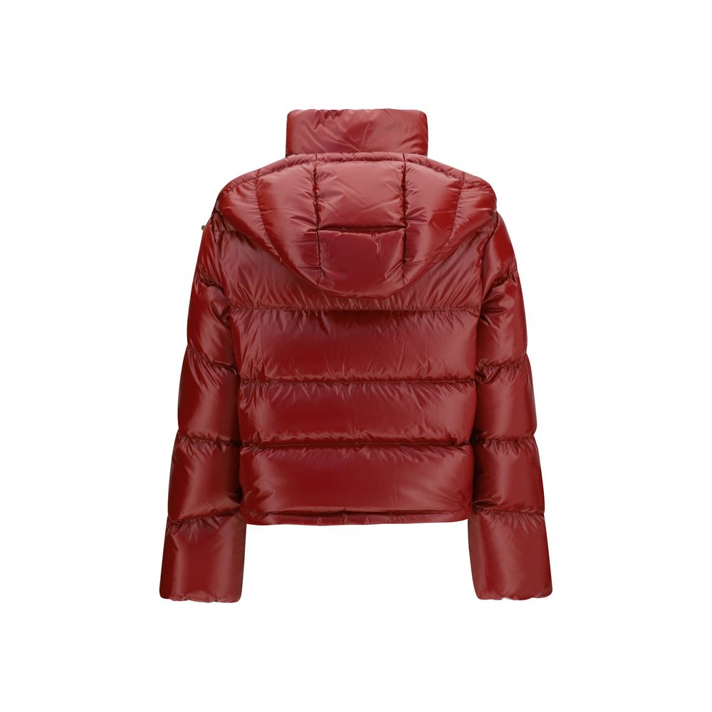 Moncler Mehrfarbige Daunenjacke in voller Länge mit Gänsedaunenfüllung-2