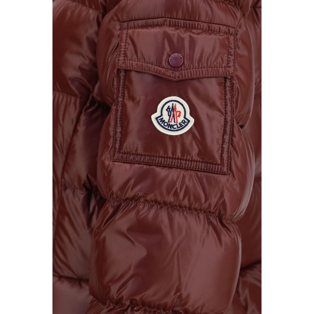 Moncler Mehrfarbige Daunenjacke in voller Länge mit Gänsedaunenfüllung-3