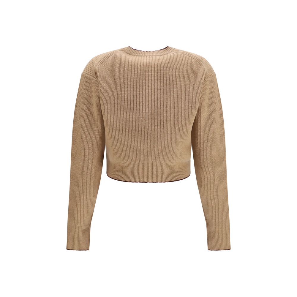 Chloé Beige Wool Oves Aries Sweatshirt-2