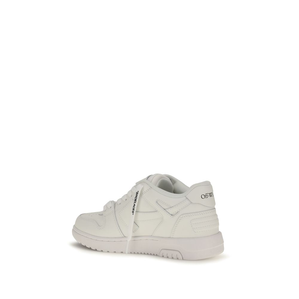 Off-White Weiße Low-Top-Sneaker aus Kalbsleder Bos Taurus-3
