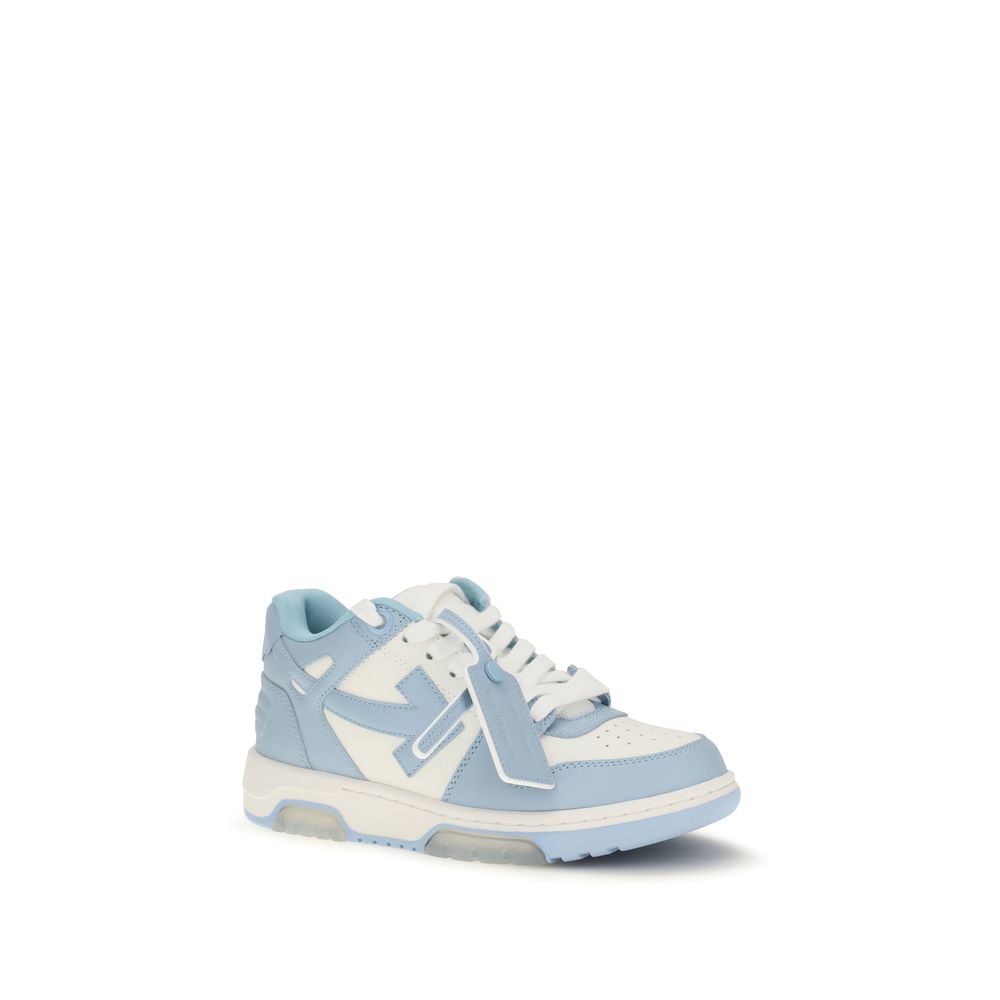 Off-White Blaue Kalbsleder Bos Taurus Sneaker-2