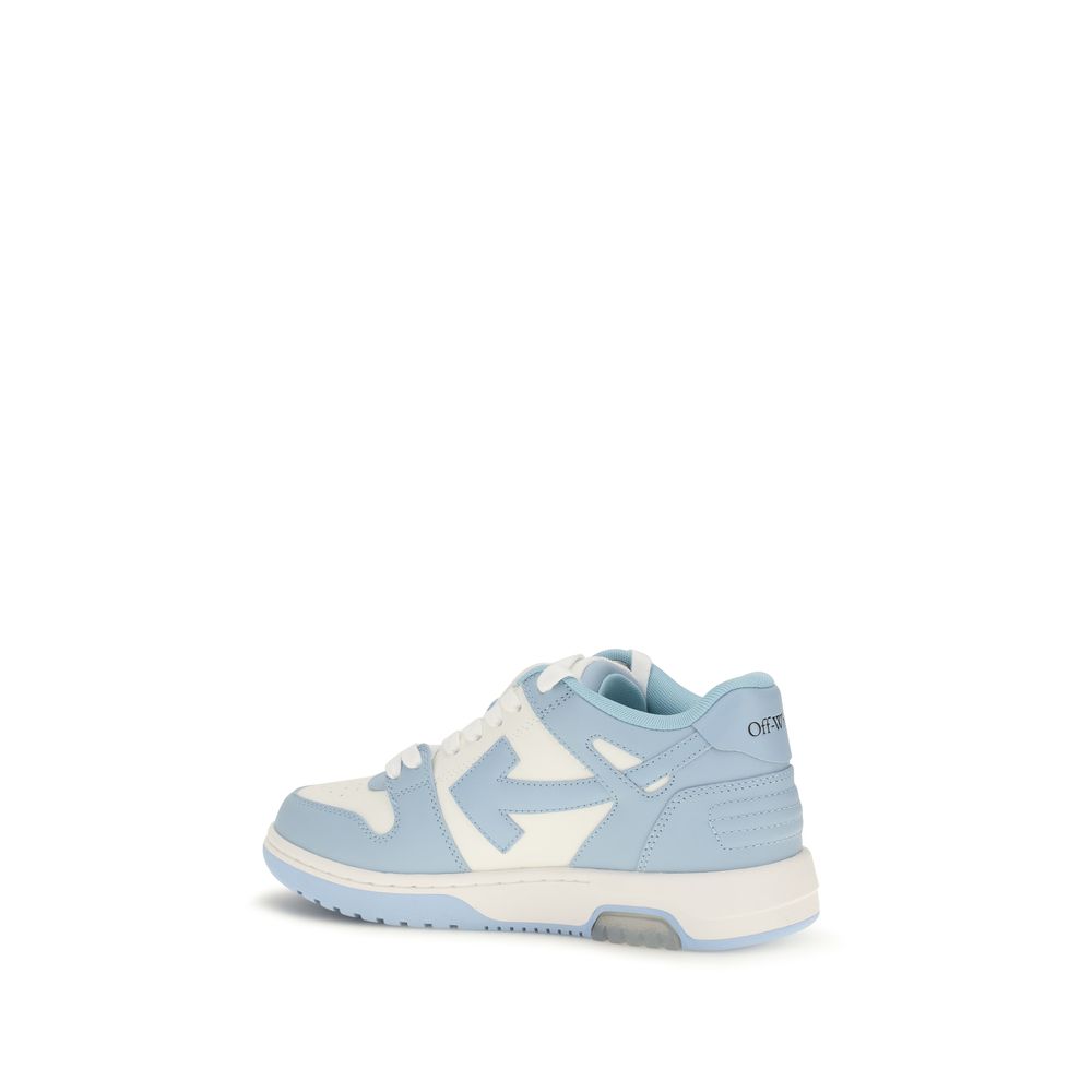 Off-White Blaue Kalbsleder Bos Taurus Sneaker-3