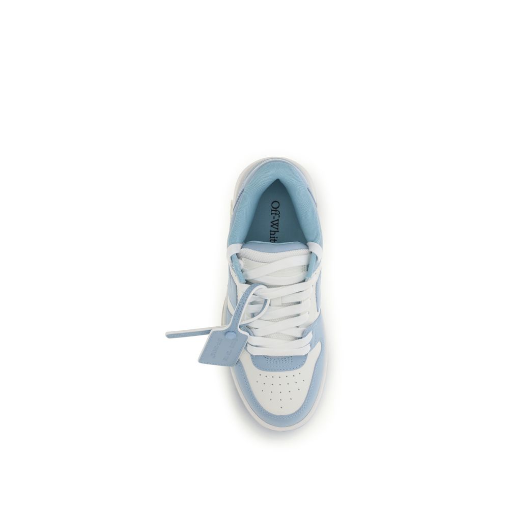 Off-White Blaue Kalbsleder Bos Taurus Sneaker-4