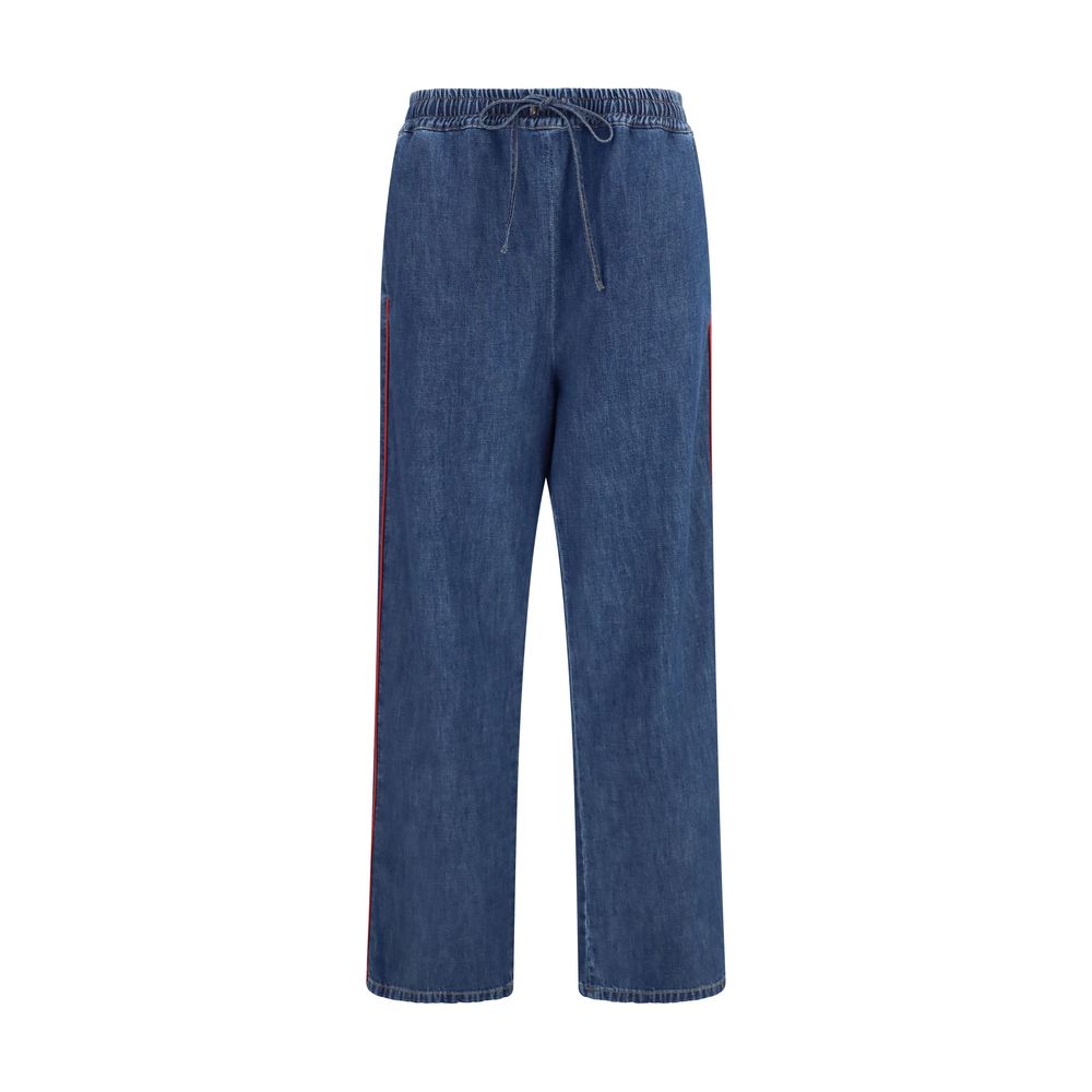 Valentino Garavani Blaue Freizeithose aus Polyester-1