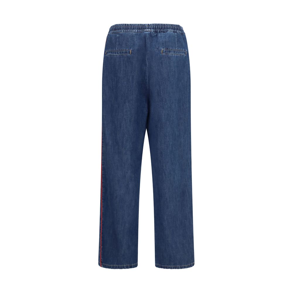 Valentino Garavani Blaue Freizeithose aus Polyester-2