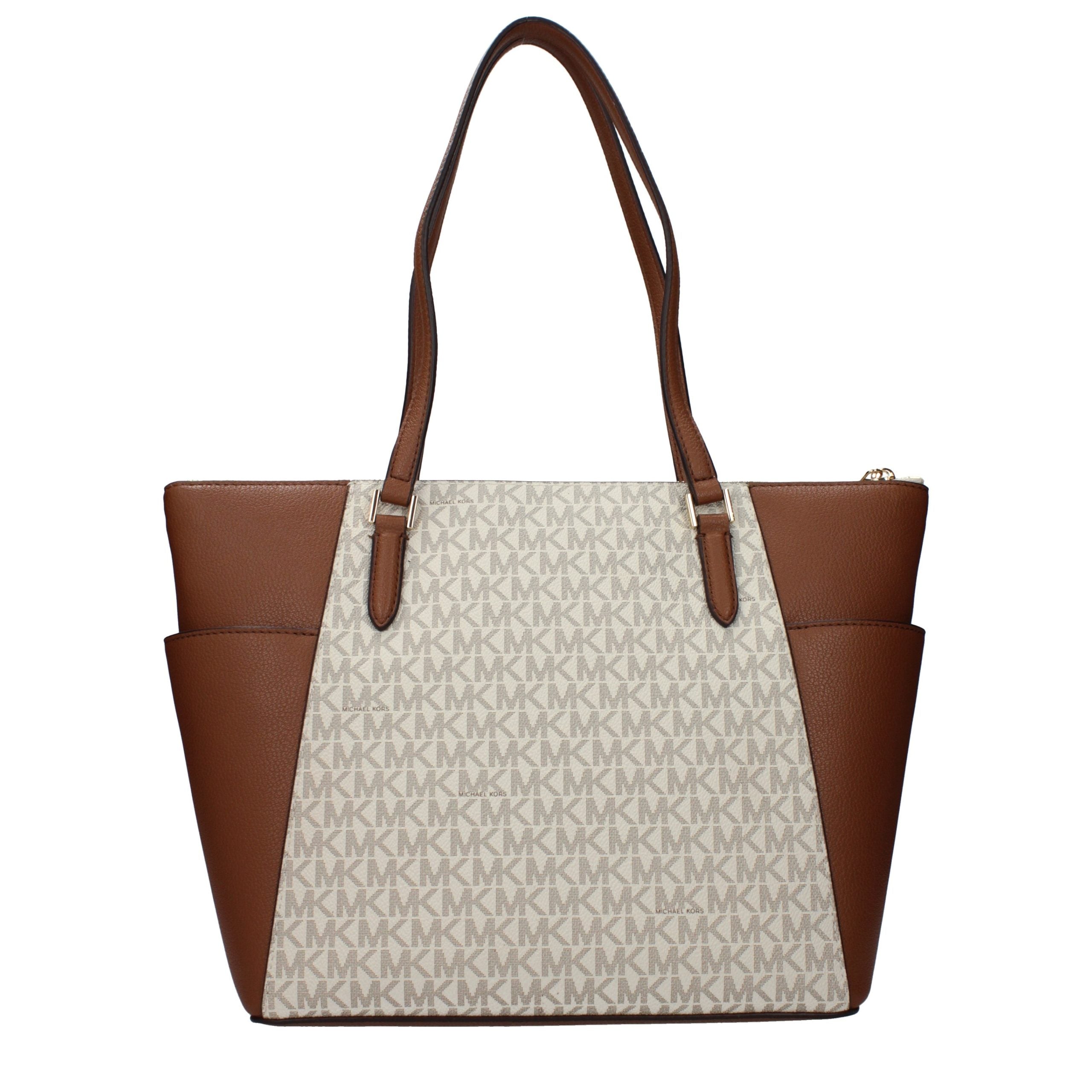 Michael Kors Beige Leather Shoulder Bag-3
