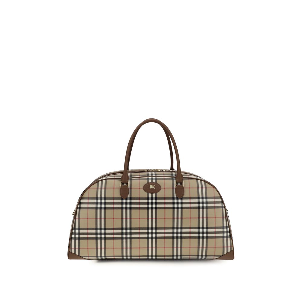 Burberry Beige Cotton Shoulder Bag-1