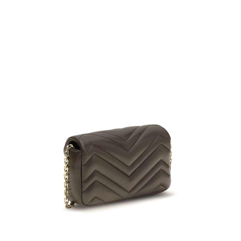 Gucci Braune Kalbsleder Bos Taurus Handtasche-3