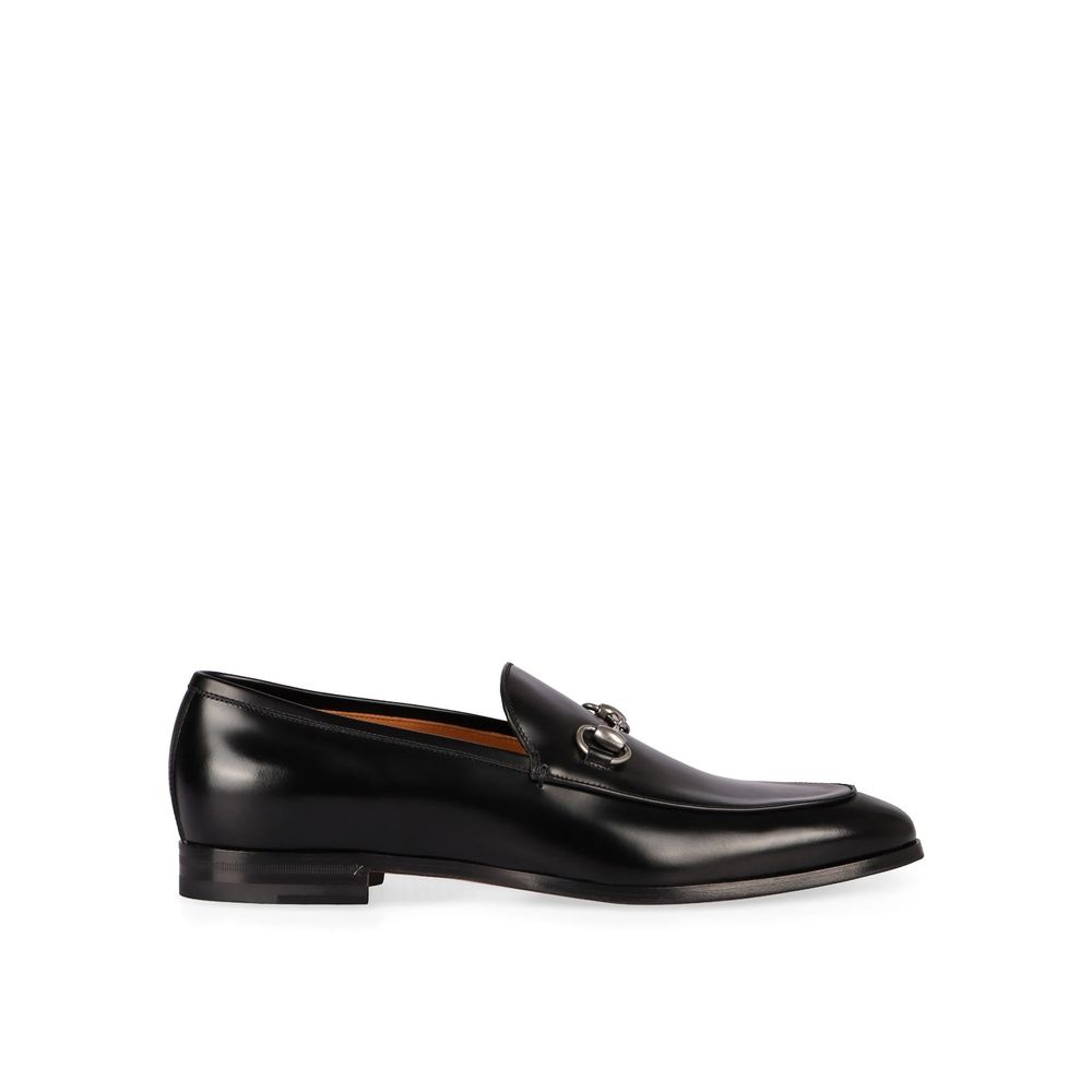Gucci Schwarze Loafer aus Kalbsleder zum Hineinschlüpfen