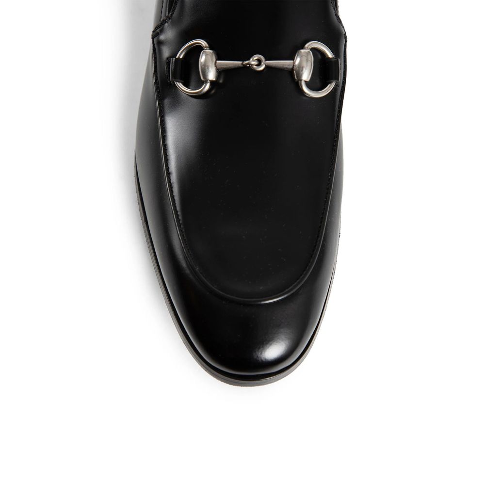 Gucci Schwarze Loafer aus Kalbsleder zum Hineinschlüpfen-4