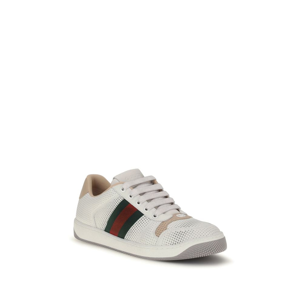 Gucci Weiße Kalbsleder Bos Taurus Athletic Sneaker-2