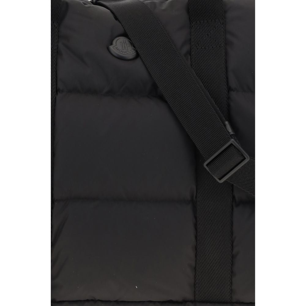 Moncler Schwarze Schultertasche aus Polyester-4