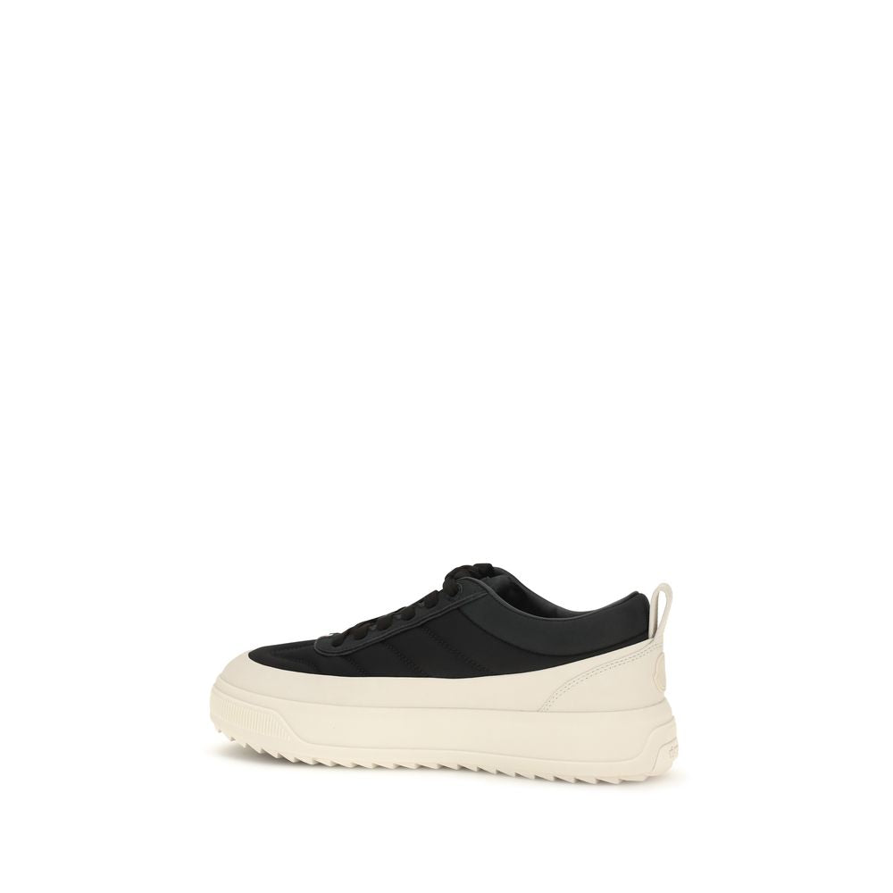 Moncler Schwarze Bos Taurus Kalbsleder Sneaker-3