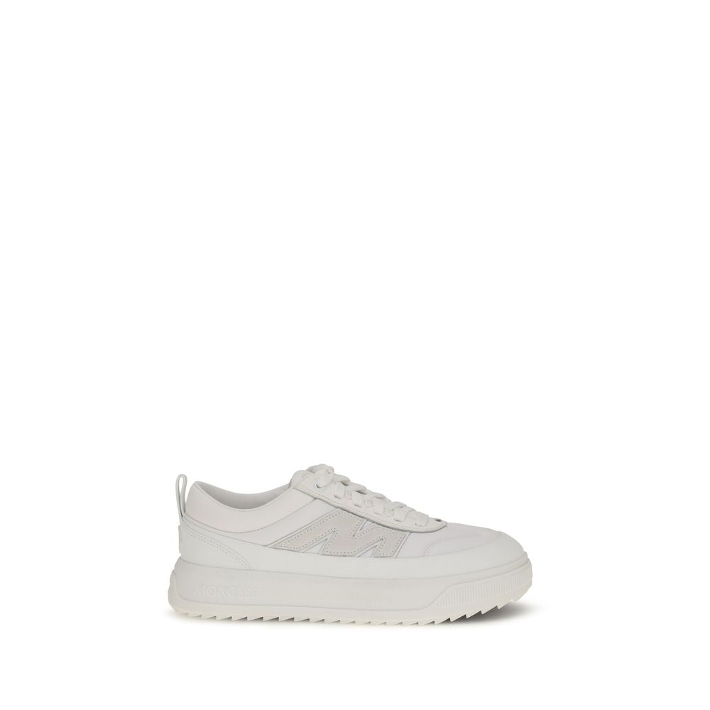 Moncler Weiße Kalbsleder Bos Taurus Athletic Sneaker-1