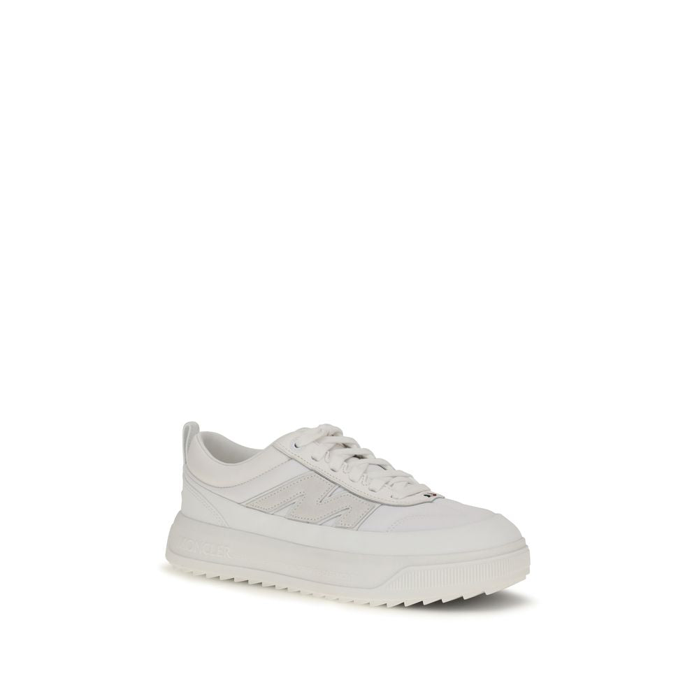 Moncler Weiße Kalbsleder Bos Taurus Athletic Sneaker-2