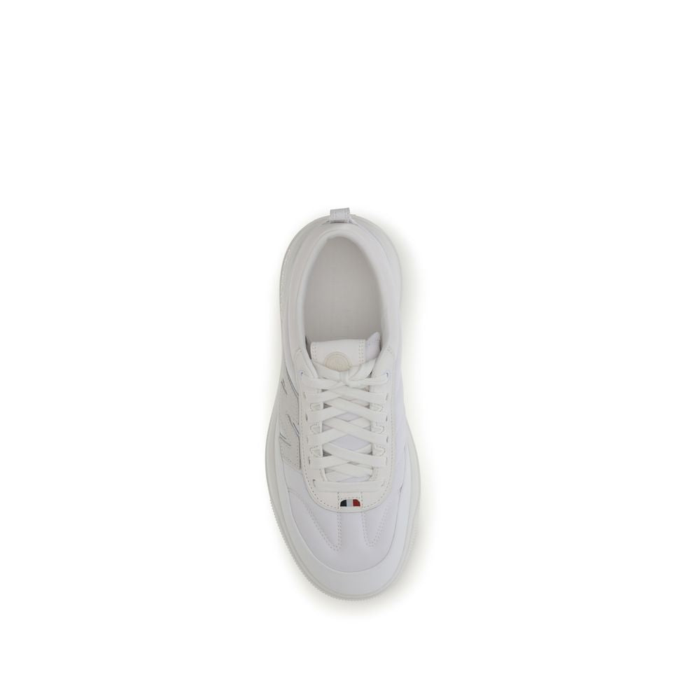 Moncler Weiße Kalbsleder Bos Taurus Athletic Sneaker-4