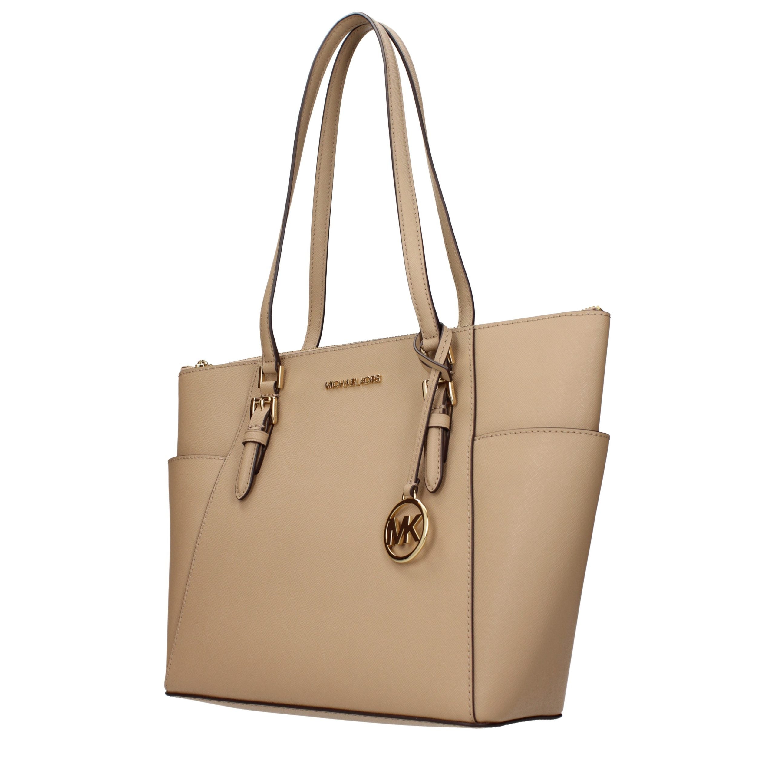 Michael Kors Beige Leather Shoulder Bag-2