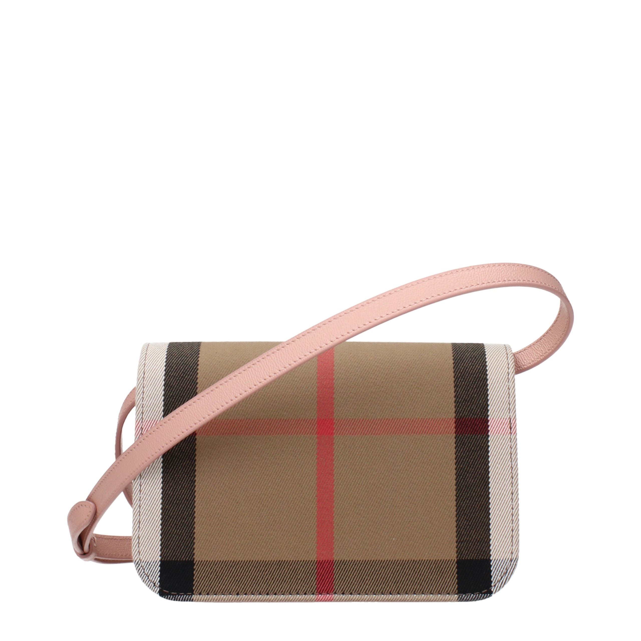 Burberry Beigefarbene Stoff-Clutch-3