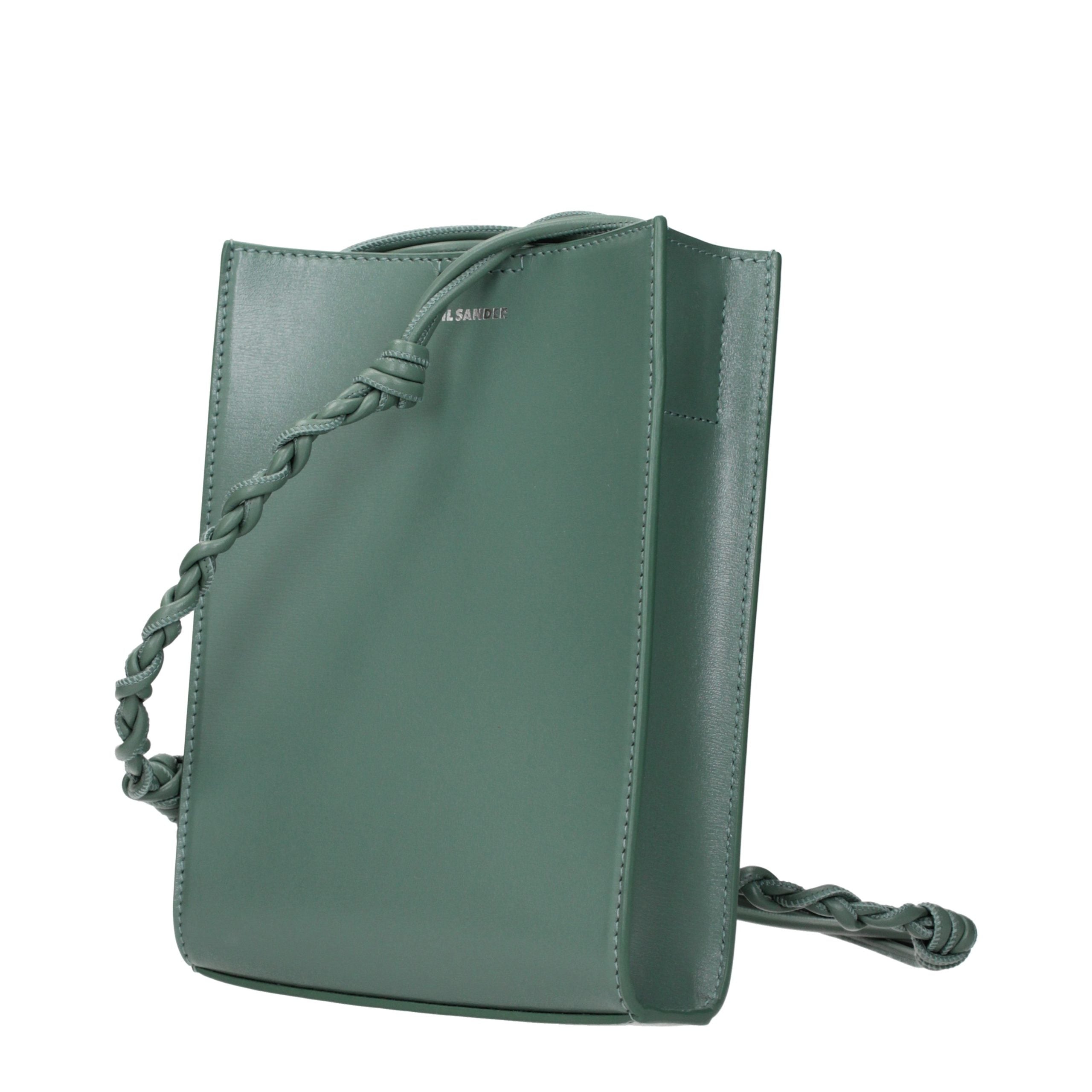 Jil Sander Grüne Leder Crossbody Tasche-2