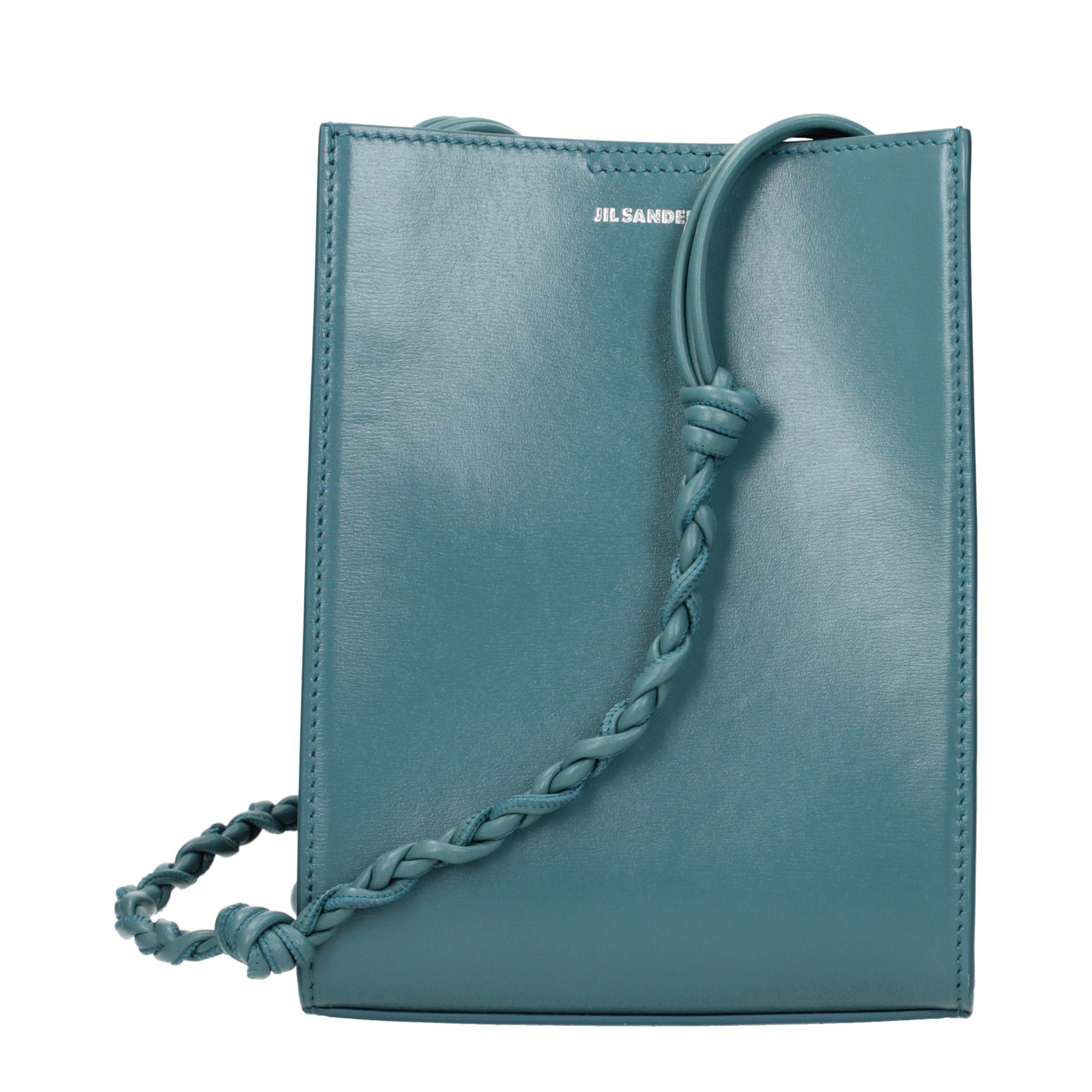 Jil Sander Grüne Leder Crossbody Tasche-1