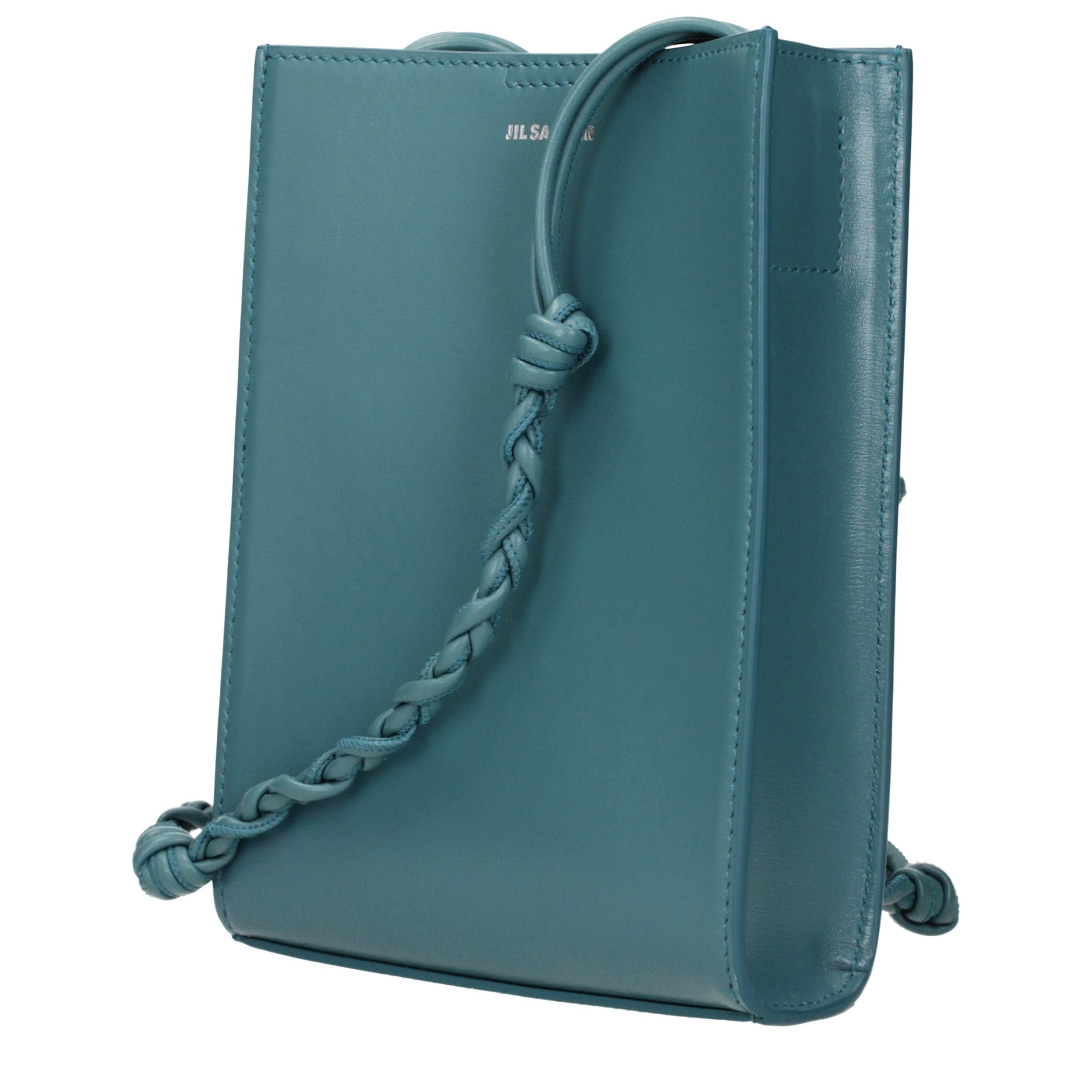 Jil Sander Grüne Leder Crossbody Tasche-2