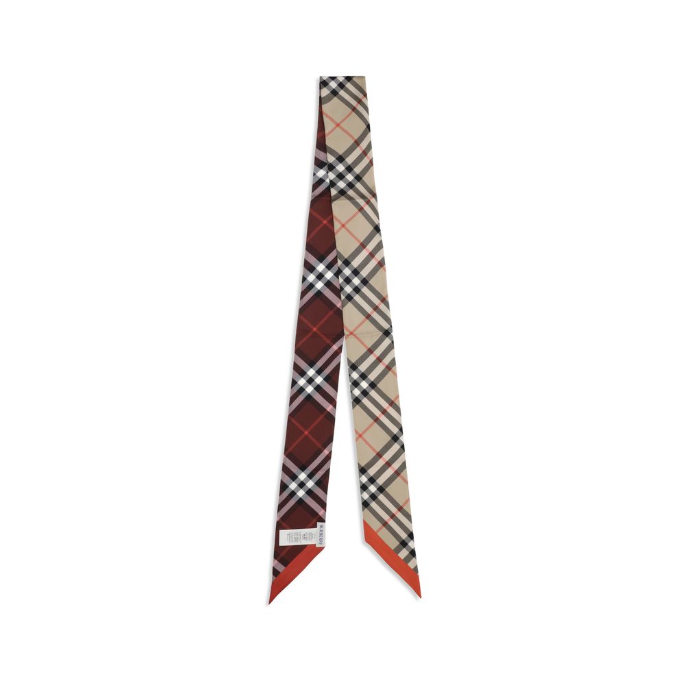 Burberry Beiger Seidenschal-2
