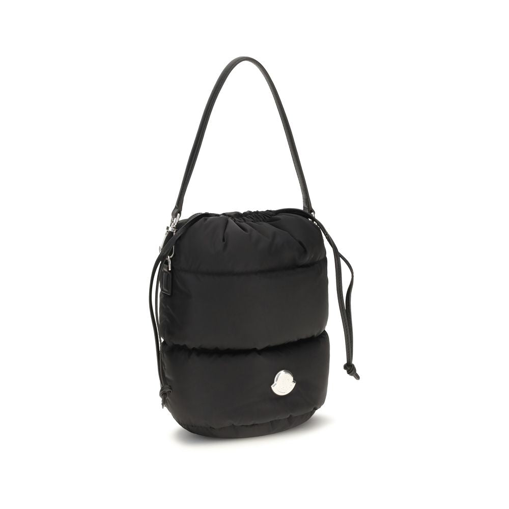 Moncler Schwarze Nylon-Bucket-Bag-2